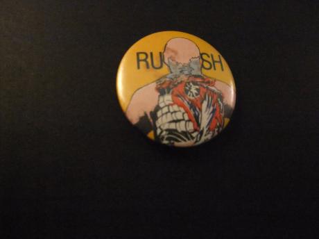 Rush Canadese rockband ( tattoo achterop)